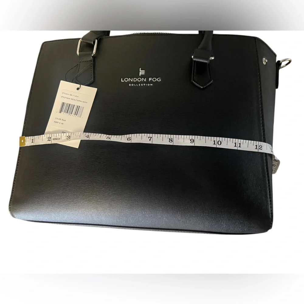 London Fog Collection  , NATALIE saffiano satchel, bag - Picture 3 of 8